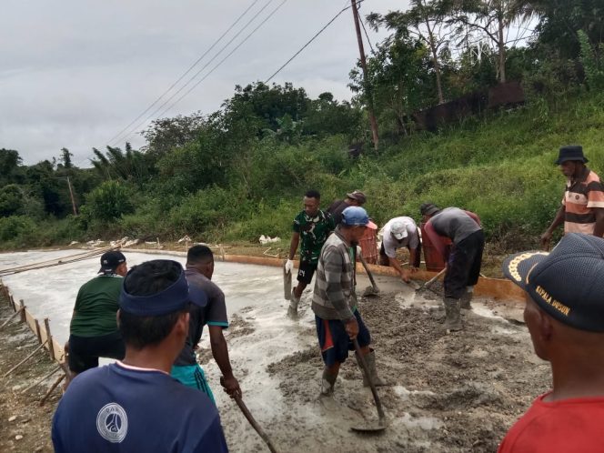 
					Gotong Royong Jadi Kunci, Satgas TMMD Fakfak Targetkan Tuntas Semua Proyek Fisik
