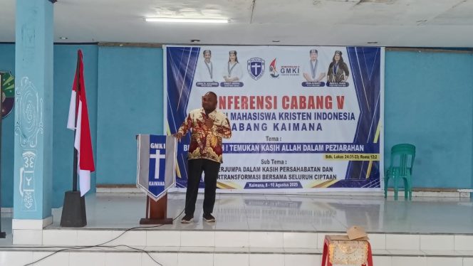 
					GMKI Kaimana Gelar Konfercab V, Wabup Isak Dorong Sinergi Pembangunan