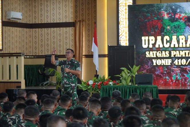 
					450 Prajurit Yonif 410/Alugoro Tiba di Manokwari, Siap Laksanakan Tugas di Papua Barat, (Foto: EM/AZT).
