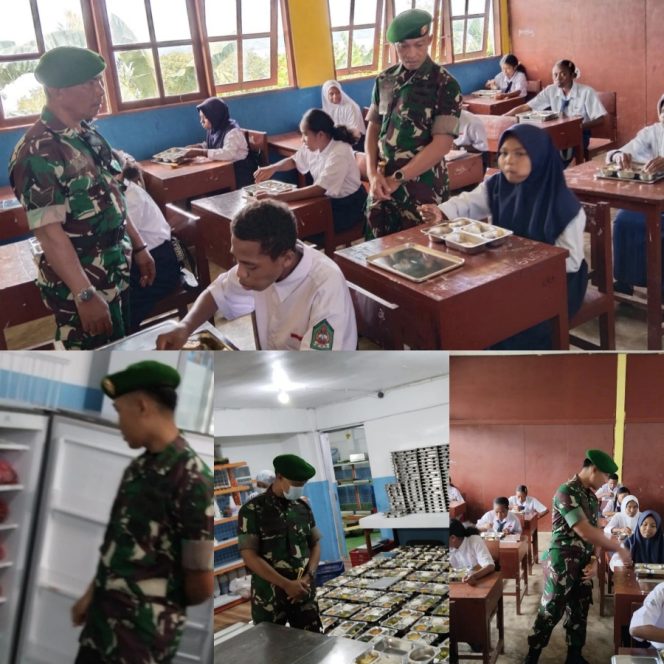 
					Dandim 1803/Fakfak Tinjau Pendistribusian Program Makan Bergizi Gratis di Sekolah