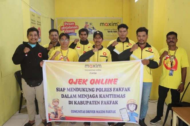 
					Ojek Online Siap Dukung Polres Fakfak dalam Menjaga Kamtibmas di Jalan Raya