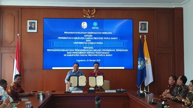 
					Pemkab Fakfak dan UGM Tandatangani MoU Perkuat Pendidikan dan Kesehatan Gratis