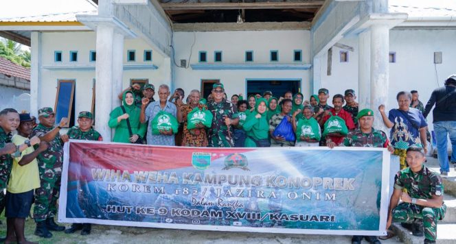 
					Peduli dan Hadir untuk Rakyat, Korem 182/JO Gelar Baksos di Kampung Siboru
