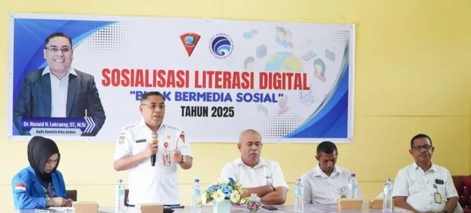 
					Diskominfosandi Ambon Perkuat Literasi Digital Pelajar SMPN 7 Ambon