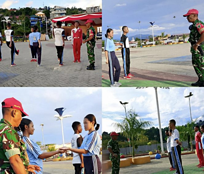 
					Babinsa Siapkan Paskibra Don Bosco Tampil Sempurna di HUT Fakfak