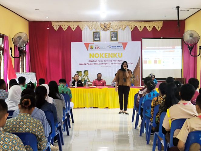 
					OJK dan Bank Papua Bekali Pelajar Fakfak Jadi Generasi Cakap Keuangan Lewat Nokenku
