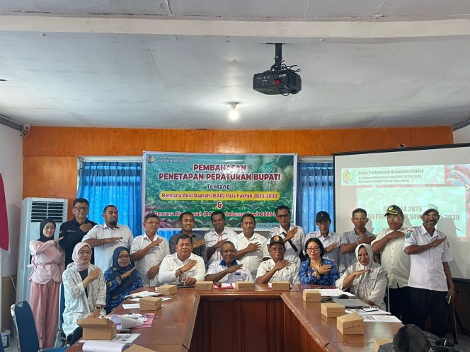 
					Pemkab Fakfak Finalisasi RAD Pala dan Sawit, Dorong Ekonomi Berbasis Komoditas Unggulan