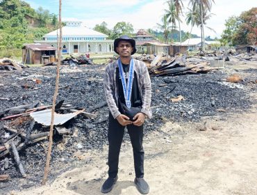 GMKI memperingati Dies Natalis ke-76 di Fakfak sebagai momentum refleksi iman, ilmu, dan pengabdian serta aksi sosial bagi masyarakat, (Foto: EM/Zulkifli Rohrohmana).